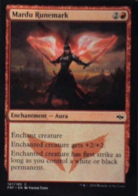 Mardu Runemark - Fate Reforged: #107, Magic: The Gathering Nm R243