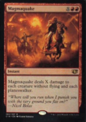 Magmaquake - Commander 2014: #180, Magic: The Gathering Nm R158