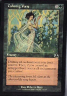 Calming Verse - Prophecy: #110, Magic: The Gathering Lp R234