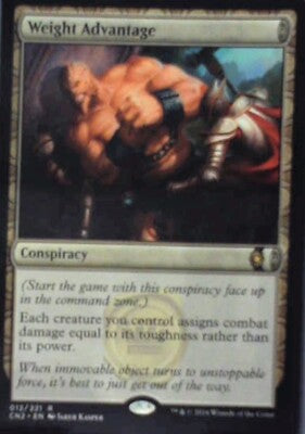 Weight Advantage - Conspiracy: Take the Crown: #12, Magic: The Gathering Nm R178