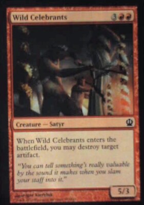 Wild Celebrants - Theros: #147, Magic: The Gathering Nm R225