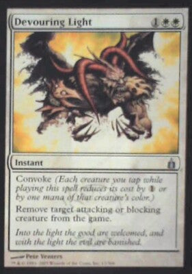 Devouring Light - Ravnica: City of Guilds: #13, Magic: The Gathering Nm R118