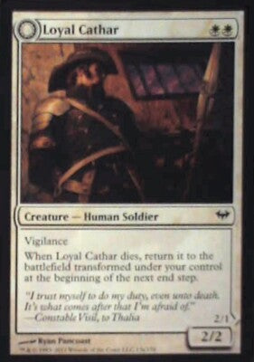 Loyal Cathar - Dark Ascension: #13, Magic: The Gathering Nm R149