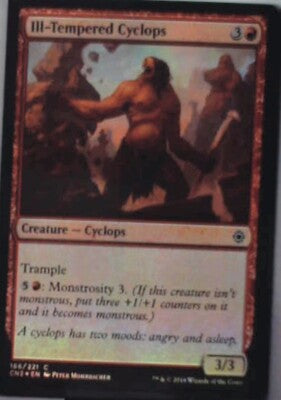 Ill-Tempered Cyclops - Conspiracy: Take the Crown: #166 - Foil Nm R247