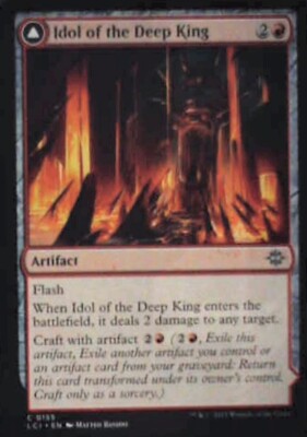 Idol of the Deep King - The Lost Caverns of Ixalan: #155, MTG Nm R229