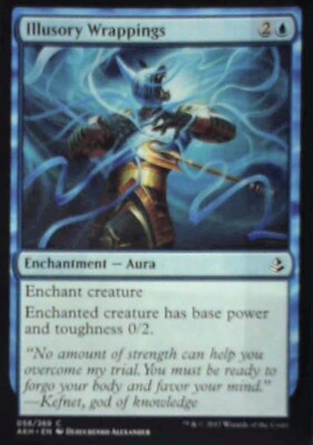 Illusory Wrappings - Amonkhet: #58, Magic: The Gathering Nm R177