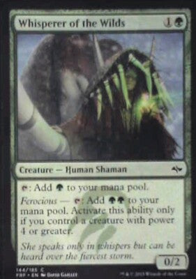 Whisperer of the Wilds - Fate Reforged: #144, Magic: The Gathering Nm R192