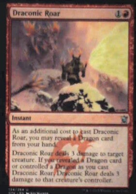 Draconic Roar - Dragons of Tarkir: #134, Magic: The Gathering Nm R146