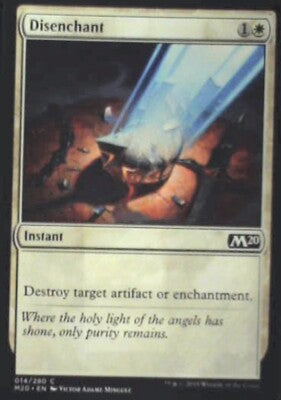 Disenchant - Core Set 2020: #14, Magic: The Gathering Nm R128