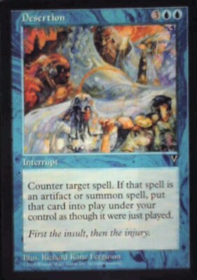 Desertion - Visions: #30, Magic: The Gathering Nm R125