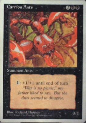 Carrion Ants - Fourth Edition: #125, Magic: The Gathering Nm R39