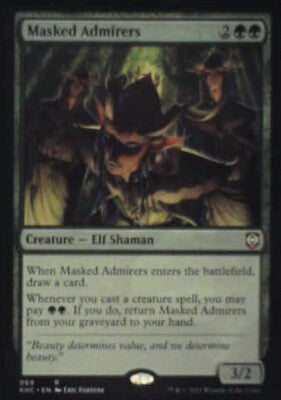 Masked Admirers - Commander: Kaldheim: #69, Magic: The Gathering Nm R239