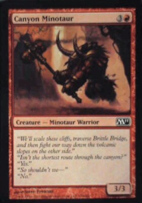 Canyon Minotaur - Magic 2011 (M11): #126, Magic: The Gathering Nm R119