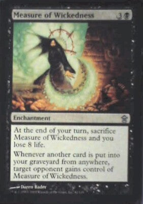 Measure of Wickedness - Saviors of Kamigawa: #82, Magic: The Gathering Nm R76