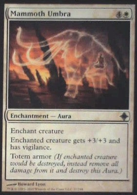 Mammoth Umbra - Rise of the Eldrazi: #37, Magic: The Gathering Nm C333
