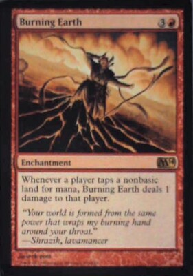 Burning Earth - Magic 2014 (M14): #130, Magic: The Gathering Nm R238