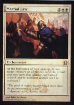Martial Law - Return to Ravnica: #14, Magic: The Gathering Nm R236