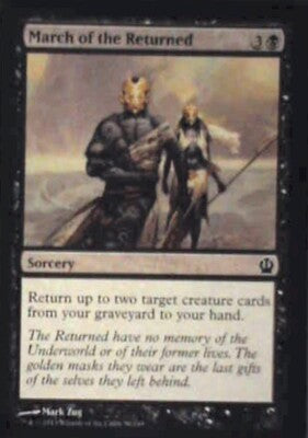 March of the Returned - Theros: #96, Magic: The Gathering Nm R225