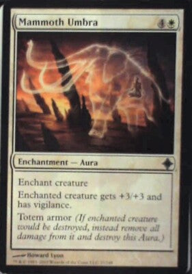 Mammoth Umbra - Rise of the Eldrazi: #37, Magic: The Gathering Lp R36