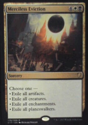 Merciless Eviction - Commander 2017: #179, Magic: The Gathering Nm R237