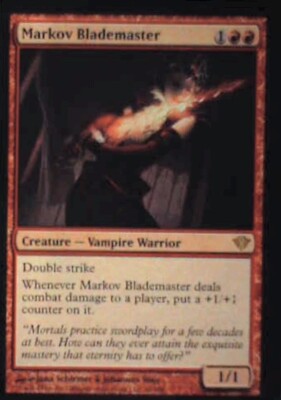 Markov Blademaster - Dark Ascension: #96, Magic: The Gathering Nm R122