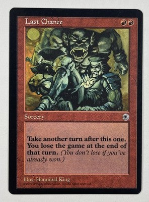 Last Chance Portal Near Mint NM MTG Magic The Gathering