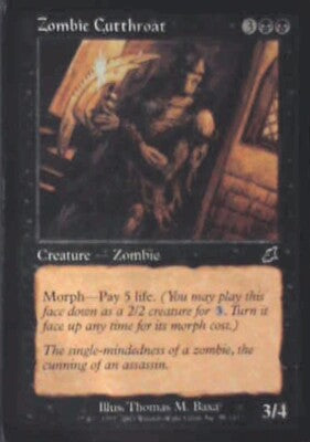Zombie Cutthroat - Scourge: #81, Magic: The Gathering Lp R38