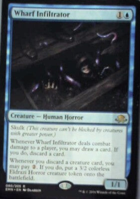 Wharf Infiltrator - Eldritch Moon: #80, Magic: The Gathering Nm R102