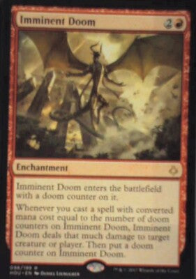 Imminent Doom - Hour of Devastation: #98, Magic: The Gathering Nm R213