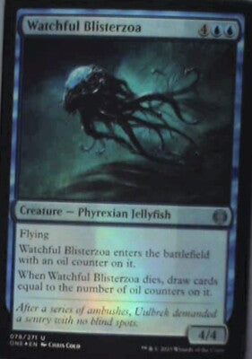 Watchful Blisterzoa - Phyrexia: All Will Be One: #78 - Foil Nm R246