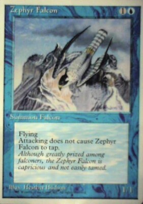 Zephyr Falcon - Fourth Edition: #116, Magic: The Gathering Nm R42