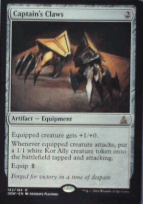 Captain's Claws - Oath of the Gatewatch: #162, Magic: The Gathering Nm R156
