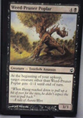Weed-Pruner Poplar - Morningtide: #83, Magic: The Gathering Nm R174