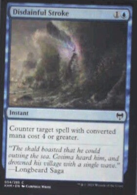 Disdainful Stroke - Kaldheim: #54, Magic: The Gathering Nm R131
