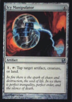 Icy Manipulator - Duel Decks: Ajani vs. Nicol Bolas: #64, MTG Lp R99