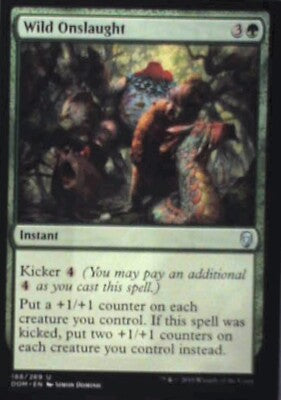 Wild Onslaught - Dominaria: #188, Magic: The Gathering Nm R166