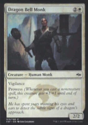 Dragon Bell Monk - Fate Reforged: #10, Magic: The Gathering Nm R192