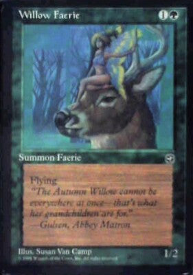 Willow Faerie [Version 2] - Homelands: #99b, Magic: The Gathering Nm R211