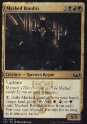Masked Bandits - Streets of New Capenna: #201, Magic: The Gathering Nm R232