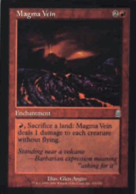 Magma Vein - Odyssey: #203, Magic: The Gathering Nm R155