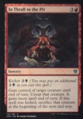 In Thrall to the Pit - Dominaria United: #132, Magic: The Gathering Nm R156