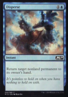 Disperse - Core Set 2019: #50, Magic: The Gathering Nm R185