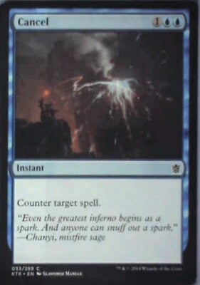 Cancel - Khans of Tarkir: #33, Magic: The Gathering Nm R230