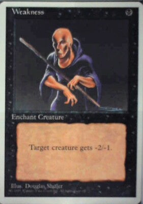 Weakness - Fourth Edition: #170, Magic: The Gathering Nm R42
