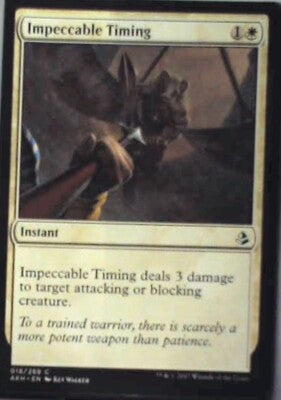 Impeccable Timing - Amonkhet: #18, Magic: The Gathering Nm R156