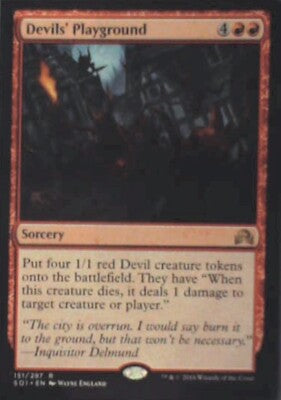 Devils' Playground - Shadows over Innistrad: #151, Magic: The Gathering Nm R86