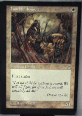 Youthful Knight - Stronghold: #25, Magic: The Gathering Lp R96