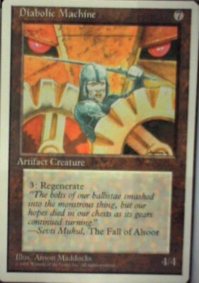 Diabolic Machine - Fourth Edition: #314, Magic: The Gathering Nm R39