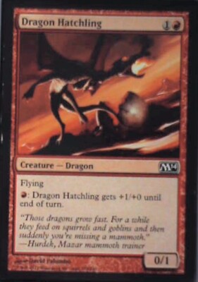 Dragon Hatchling - Magic 2014 (M14): #138, Magic: The Gathering Lp R96