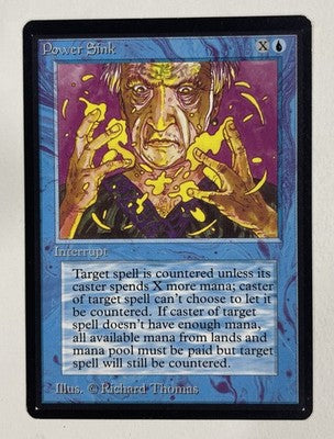Power Sink Beta Near Mint NM MTG Magic The Gathering A